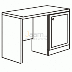 Мебель для гостиниц Стол для фригобара правый R6109