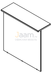 Стойка ресепшн Стойка прямая DMS 140