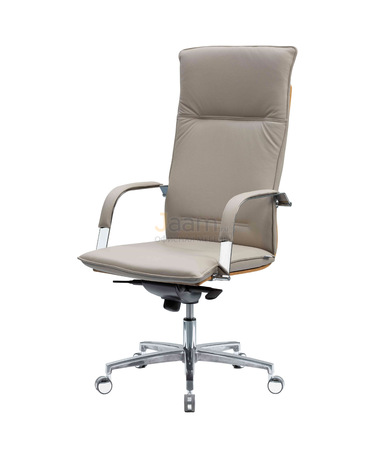 Кресло Берлин/П Люкс Кожа нестандартная/база алюминий