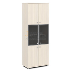 Мебель для персонала Шкаф со стеклом в алюминиевом профиле V-613