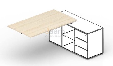 Мебель для персонала Стол для крепления к сервисной опорной тумбе STPS146FU