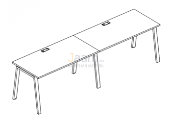 Мебель для персонала Рабочая станция на металлокаркасе TRE Б3 015-2 БП