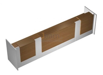 Стойка ресепшн Стойка прямая с 2-мя вырезами КВ 0805