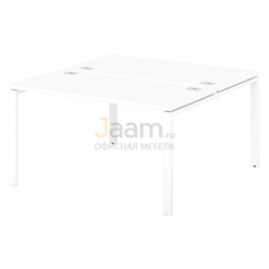 Мебель для персонала Стол-тандем на металлокаркасе S-42