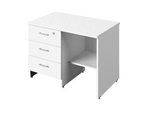 Греденция левая Public comfort metal С-291л 826x500x600 (Белый)