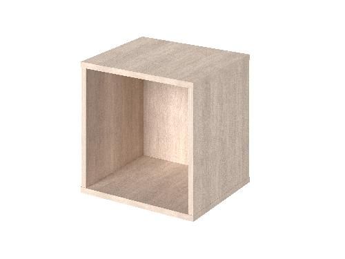 Полка навесная Public comfort P-047 364x312x362 (Дуб сантана светлый)