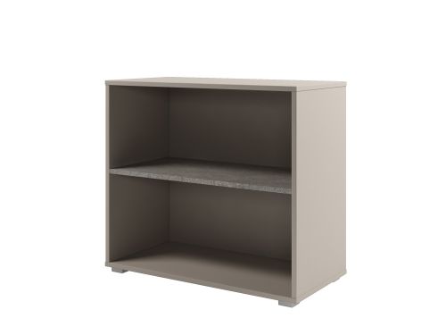 Стеллаж низкий Solution D-65 800x396x1096 (Бетон/Кашемир)