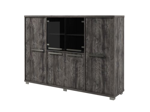 Шкаф четырехсекционный Vestar Z-34-12 2160x500x1538 (Сосна Пасадена/Бетон Чикаго)