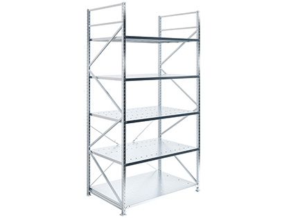 Стеллаж MS U 300/150x90/5 (Нагрузка на полку 250) (Оцинкованная сталь)