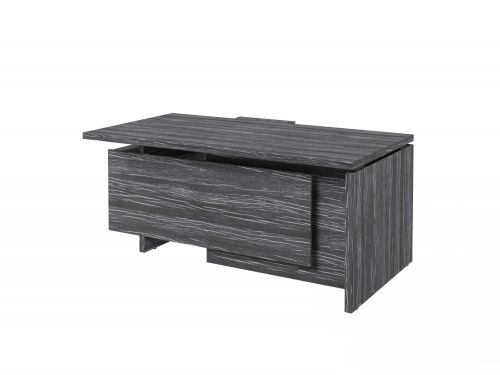 Стол руководителя с опорной тумбой Festus FB-117R.DD 1800x1700x750 (Древесина Графит)