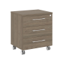 Тумба мобильная в кабинет руководителя серии LT-TM 550x450x615