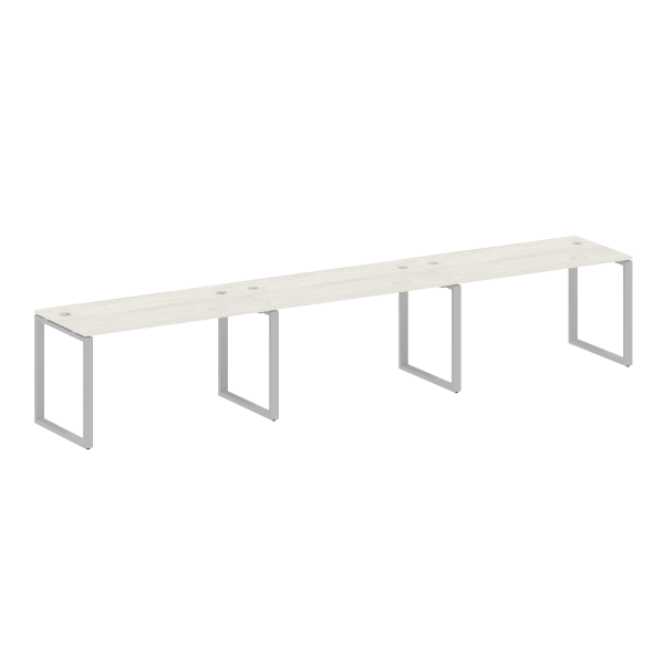 Рабочая станция Metal System Style БО.СМ-3.3 4200x720x750 (Дуб Наварра/Серый металл)
