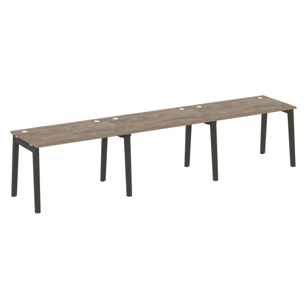 Рабочая станция на деревянных опорах Onix Wood OW.RS-3.2.7 3540x720x750