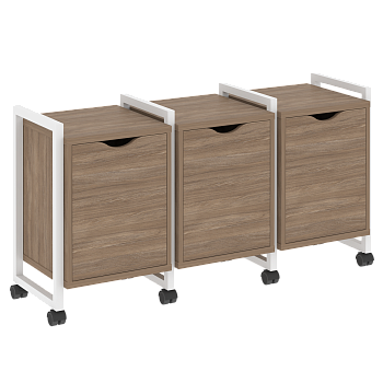 Тумба на колесных опорах наборная VR.L-TN-5.K 1440x460x767