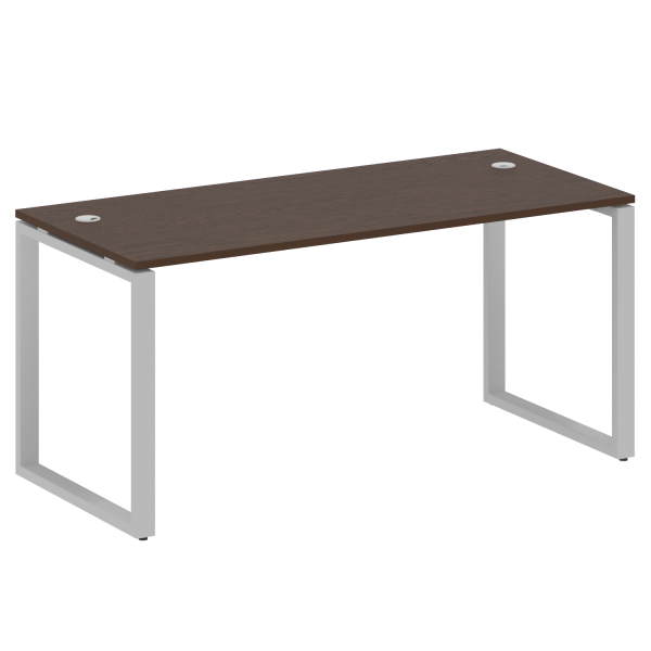 Стол письменный Metal System Style БО.СП-4 1600x720x750 (Венге Цаво/Серый металл)