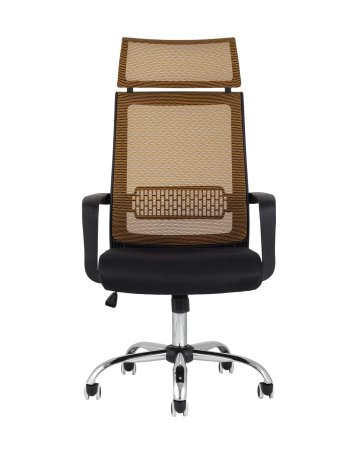 Кресло офисное TopChairs Style оранжевое (Компьютерное кресло Style оранжевый)