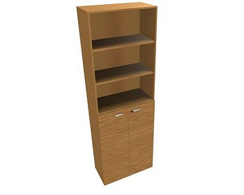 Шкаф высокий низ закрытый верх открытый Z2 IDEM86A 860x450x2590