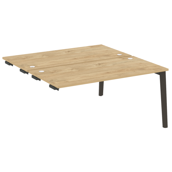 Стол-приставка двойной на деревянных опорах Onix Wood OW.D.SPR-4.8 1580x1635x750