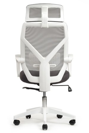 Офисное кресло Oliver RCH W-203AC Белый пластик | Серый (Серый | Белый)