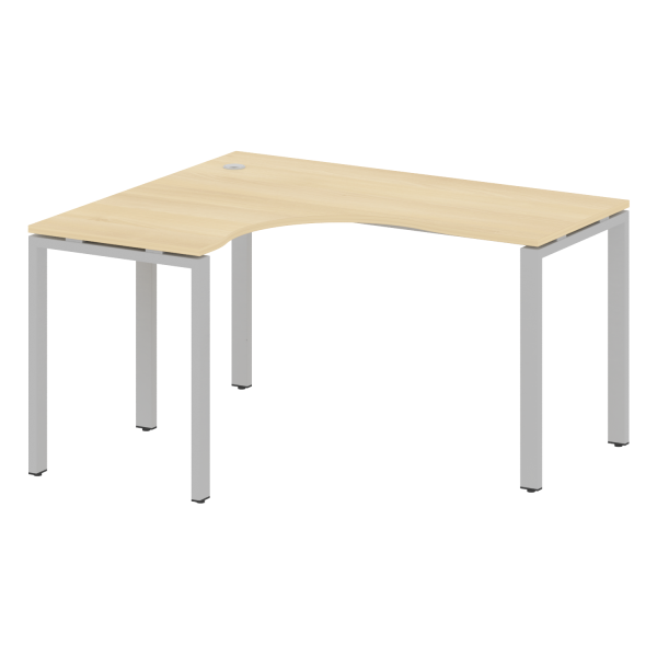 Стол криволинейный левый Metal System Style БП.СА-3 Л 1400x1200x750