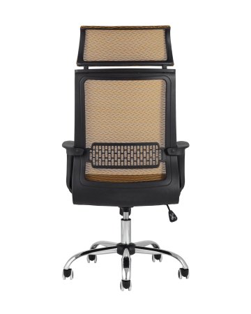 Кресло офисное TopChairs Style оранжевое (Компьютерное кресло Style оранжевый)