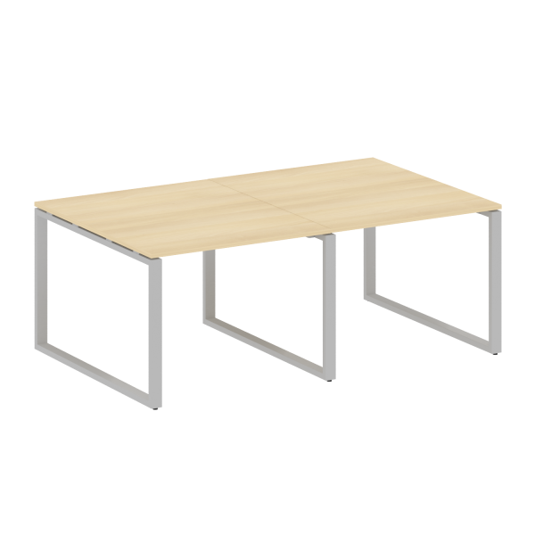 Переговорный стол 2 столешницы Metal System Style БО.ПРГ-2.1 2000x1235x750