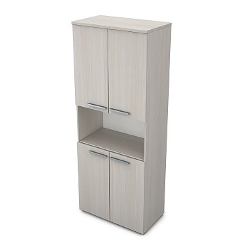 9Ш.005.6 Шкаф высокий с нишей (800x450x2045)