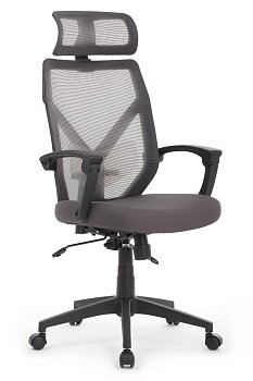 Офисное кресло Oliver RCH W-203AC Черный пластик | Серый