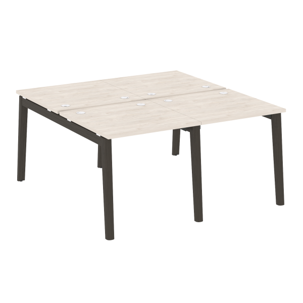 Рабочая станция на деревянных опорах Onix Wood OW.D.RS-4.0.8 1560x1635x750