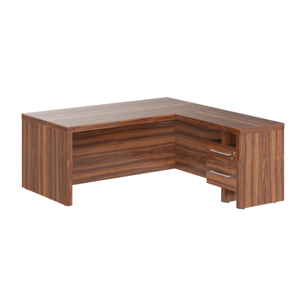 Стол руководителя Zenn ZCT 1819HR 1800x1900x745 (Орех Даллас)