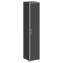 Шкаф для документов узкий со стеклом черным LT.SU-1.10 R (R) black