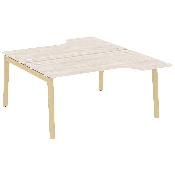 Рабочая станция на деревянных опорах Onix Wood OW.D.SA-1 1580x1995x750