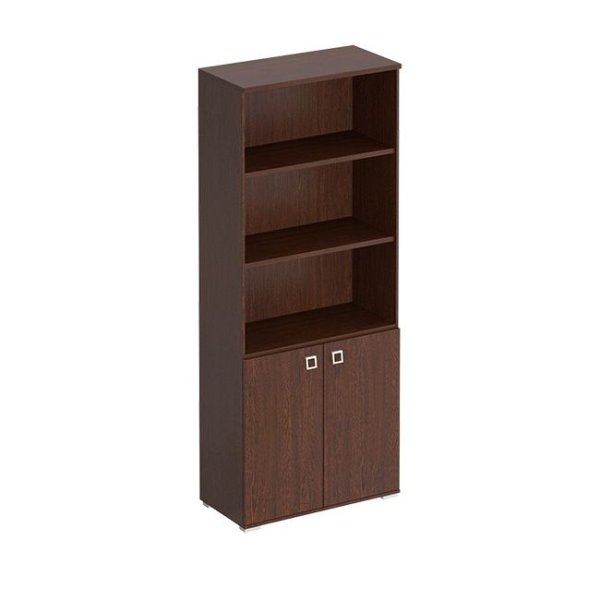 Шкаф для документов полузакрытый Cosmo КС 303 902x442x2210 (Венге виктория)