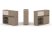 Тумба двойная + низкая надставка ES.NB.2N-14 (1500х410х1135)