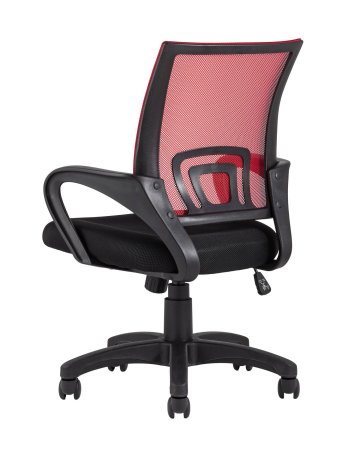 Кресло офисное TopChairs Simple красное (Компьютерное кресло Simple красный)