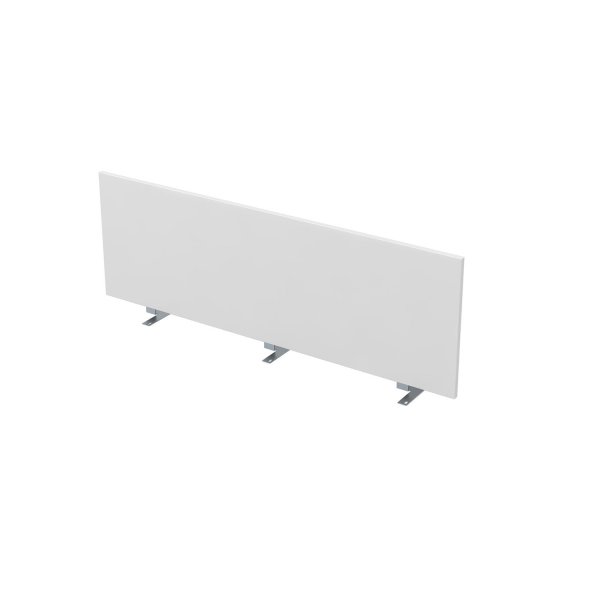 9БР.407.3 Барьер из ЛДСП , фронтальный (1200x16x400) (Белый премиум)