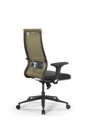 Кресло для руководителя Метта Sit 10 B2-163D - T+Extra /Km00/Wm12/D02P(M09.B11.G19.W02) (Золотой | Черный)