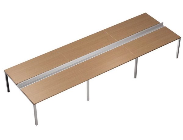 Рабочая станция с Prosystem Profiquadro КВ 0136-3 БВ 4800x1570x750 (Белый премиум / Вишня скандинавскаяСерый)