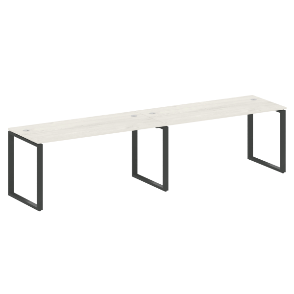 Рабочая станция Metal System Style БО.СМ-2.4 3200x720x750 (Дуб Наварра/Антрацит металл)
