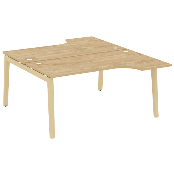 Рабочая станция на деревянных опорах Onix Wood OW.D.SA-1 1580x1995x750
