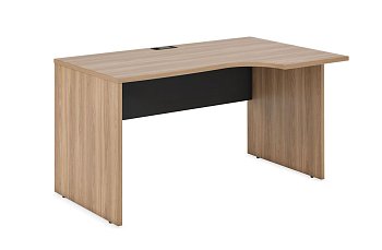 Стол криволинейный правый на ДСП опорах, гл. EVOLUTION 120 (1200х900х750)