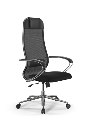Кресло для руководителя Метта Sit 10 B1-180K - X2+UMF(X1) /Um00/Wh00/K1cL(M09.B23.G18.W01 (Черный)