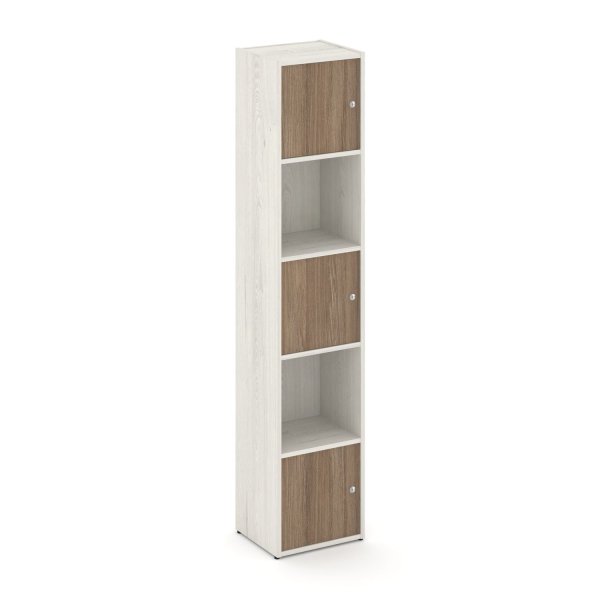 Стеллаж Locker Plus LK.K-007 408x350x1983 (Дуб Наварра | Дуб Аризона)