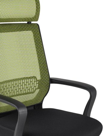 Кресло офисное TopChairs Style зеленое (Компьютерное кресло Style зеленый)