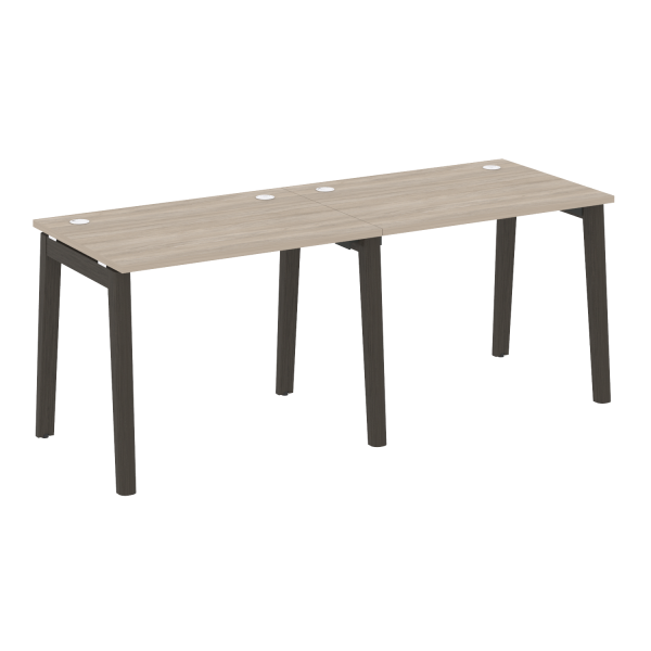 Рабочая станция на деревянных опорах Onix Wood OW.RS-2.1.7 1960x720x750