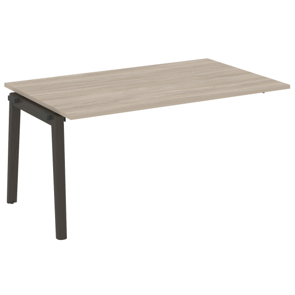 Проходной наборный элемент переговорного стола на деревянных опорах Onix Wood OW.NPRG-4 1580x980x750