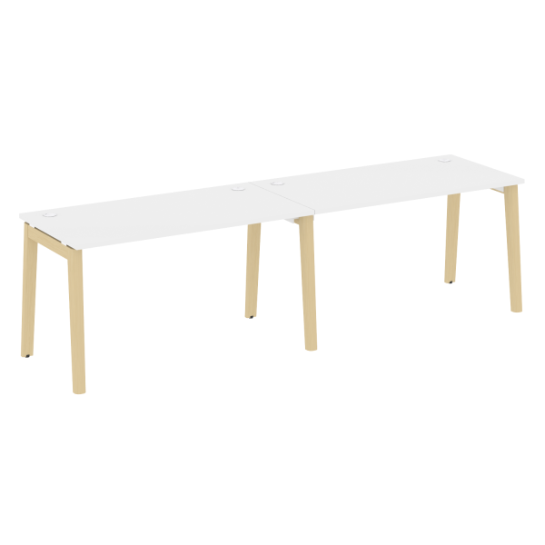 Рабочая станция на деревянных опорах Onix Wood OW.RS-2.3.7 2760x720x750