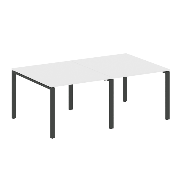 Переговорный стол 2 столешницы Metal System Style БП.ПРГ-2.1 2000x1235x750