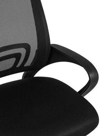 Кресло офисное TopChairs Simple черное (Компьютерное кресло Simple черный)