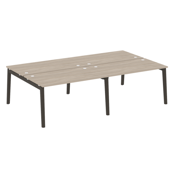 Рабочая станция на деревянных опорах Onix Wood OW.D.RS-4.3.8 2760x1635x750